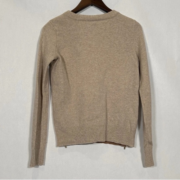 J. Crew Color Block Sweater with Double Zippers - Picture 2 of 14